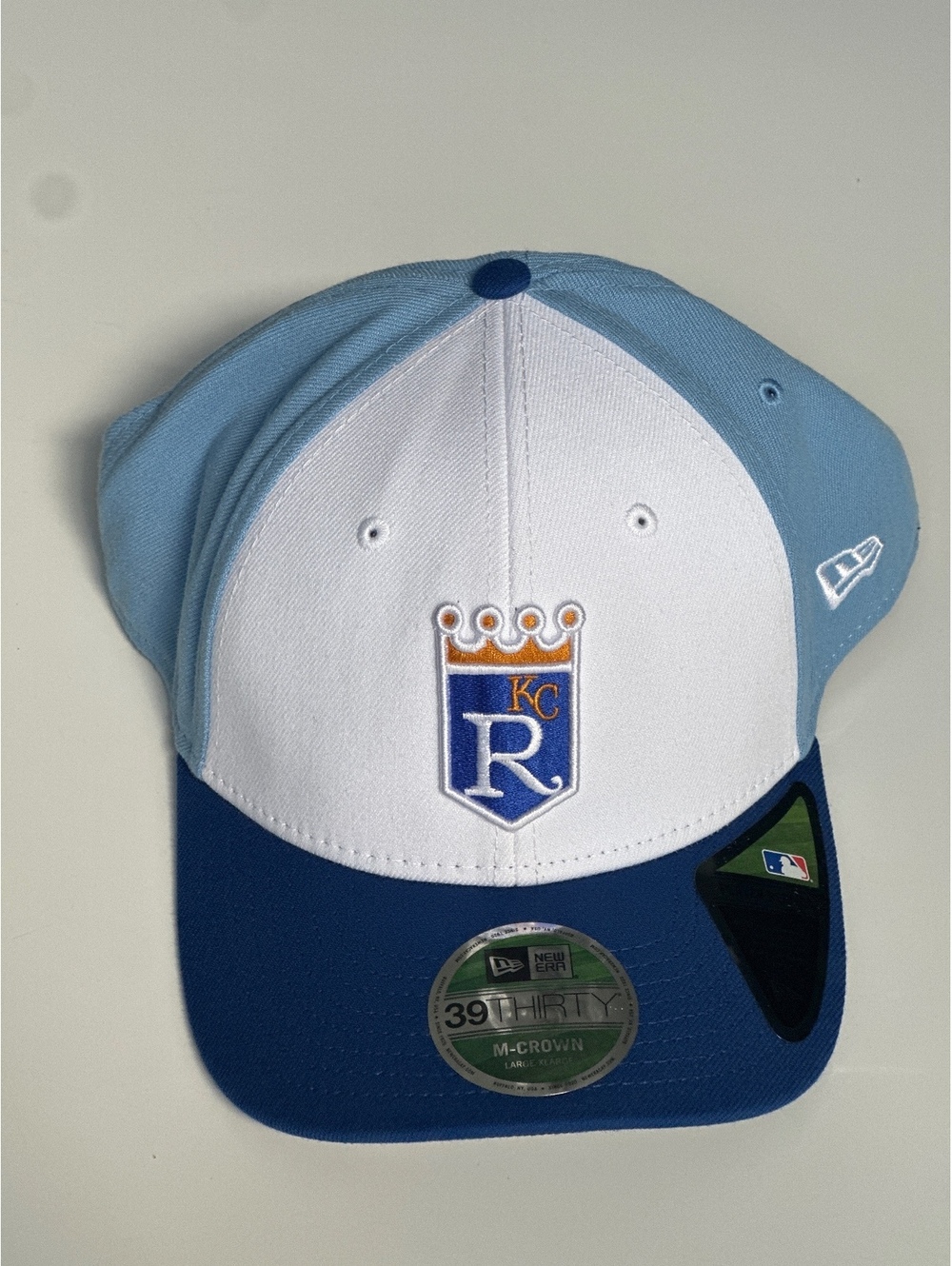 Kansas City Royals - New Era 39Thirty M-Crown - Size Large-XLarge Cap Hat - NEW